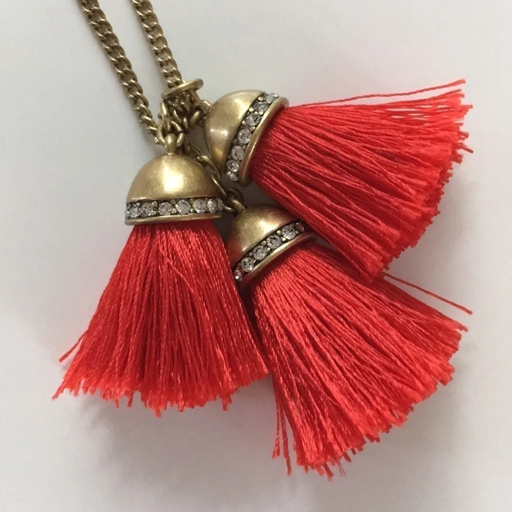 J Crew Tassel Necklace